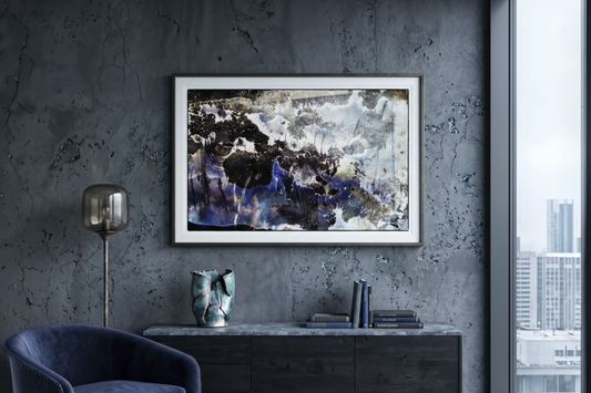 Naturalia Series 1 016 - fine art photographic print shown in situ in a modern living room interior