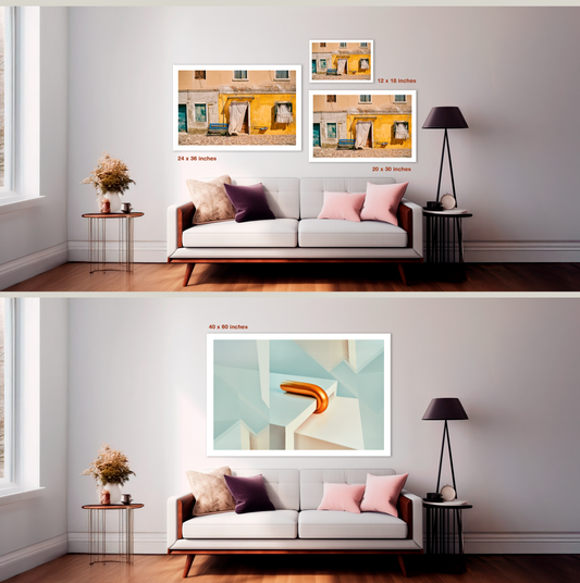 How to Choose Art Print Size for Your Space