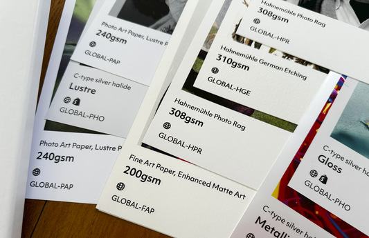 a spread of different types of archival papers