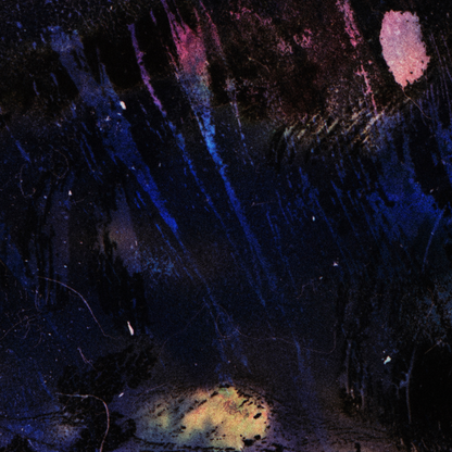 Close-up detail of Naturalia I #008 showing black abstract texture and surface

