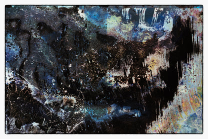 Abstract art with dark and light color patterns