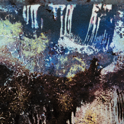 Close-up detail of Naturalia I #010 showing multicolour abstract texture and surface
