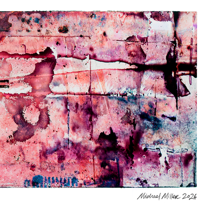 Detail of Naturalia II #006 abstract photographic artwork showing blue, black and purple tonal textures.
