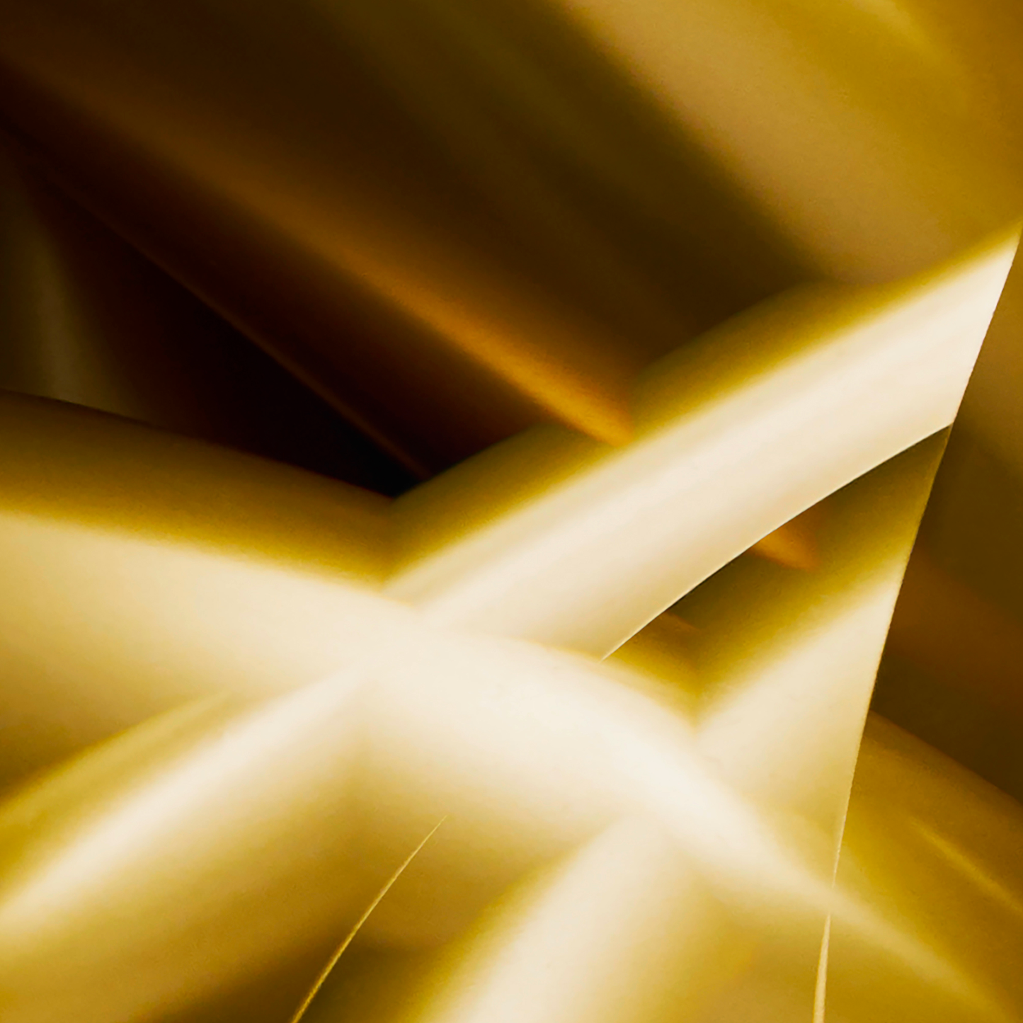 Abstract gold design with geometric shapes