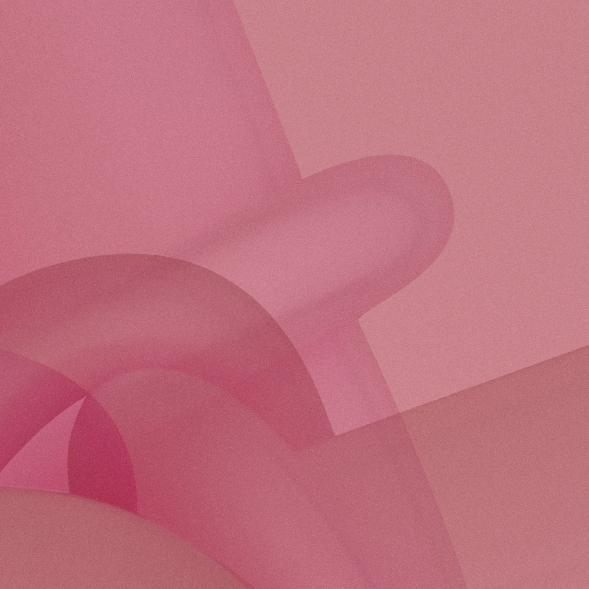 Abstract pink shapes on a pink background
