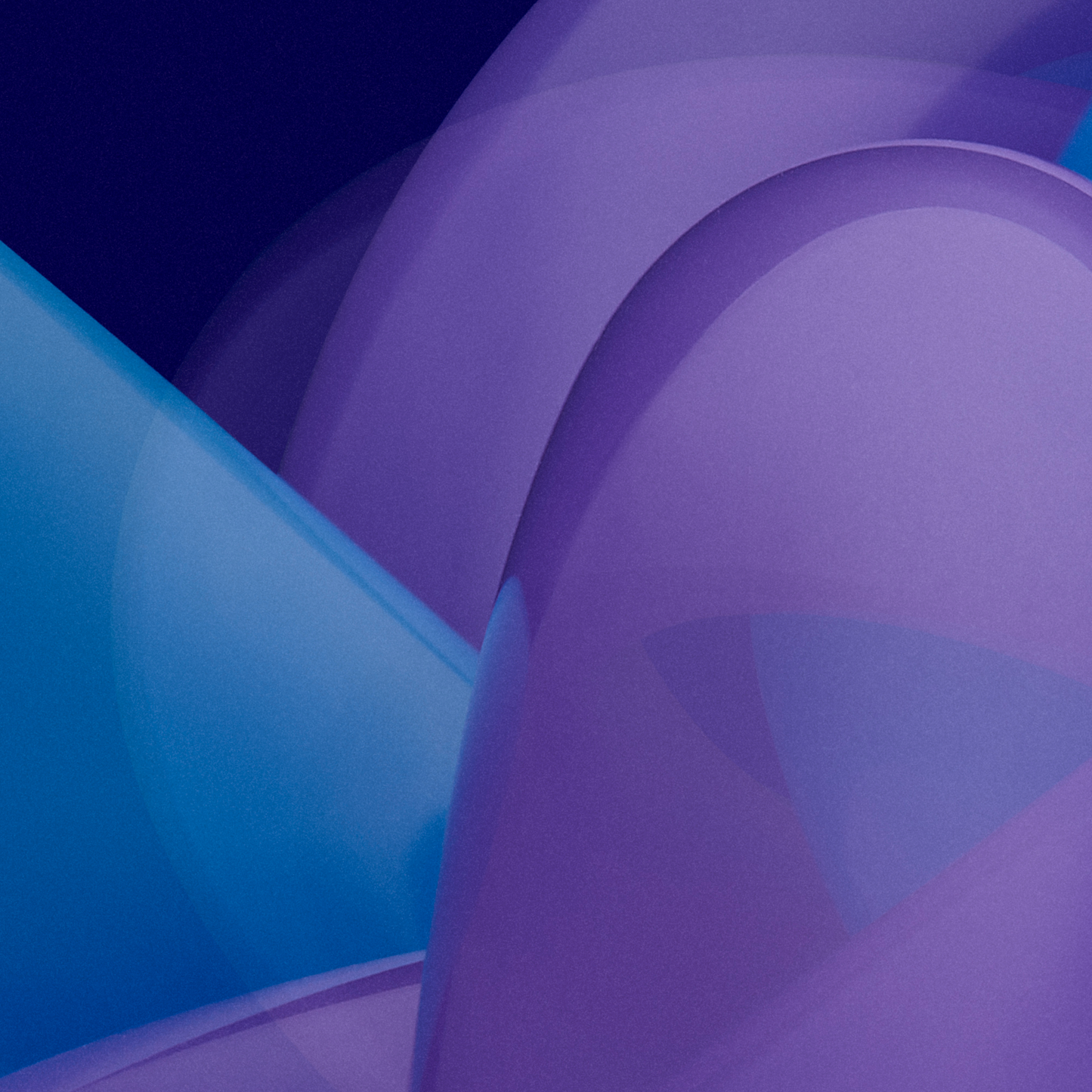 Close-up of blue and purple abstract shapes